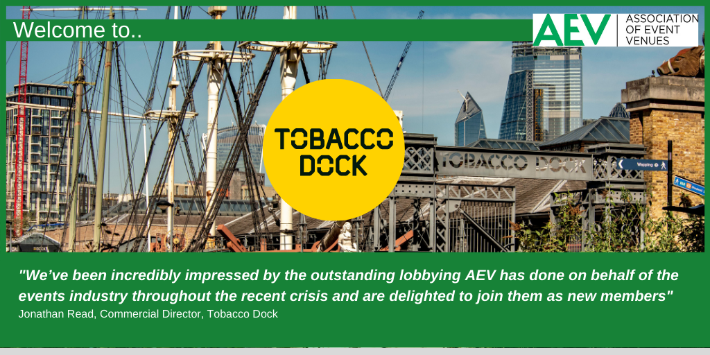Tobacco Dock Joins AEV